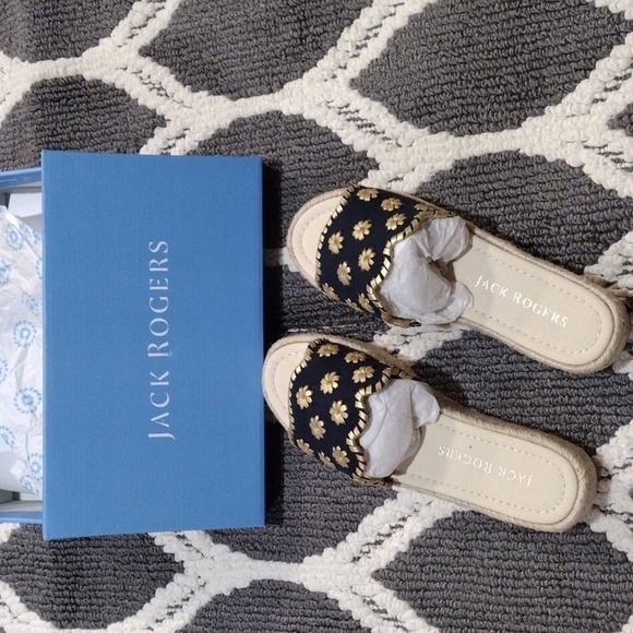 Jack Rogers Palmer‎ Slide Espadrille Sandals - Picture 2 of 9